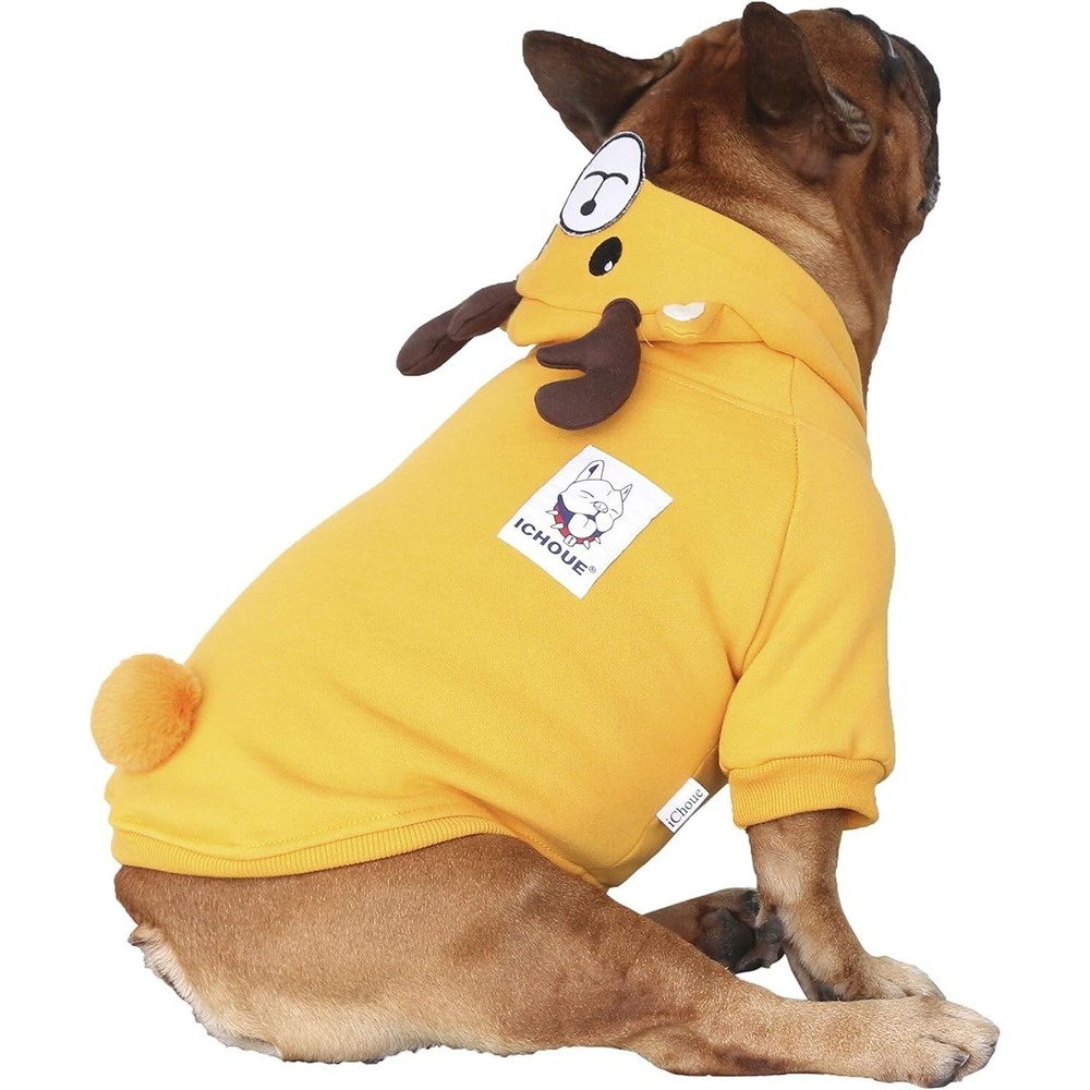 Yellow Reindeer Halloween Costume For 2X-Large Dogs - Picture 3 of 4